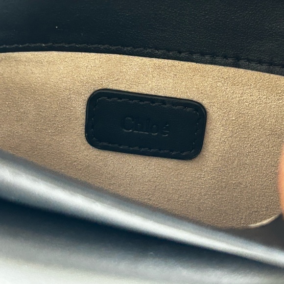 Chloé Mini Tess Leather Crossbody Bag - Picture 10 of 15